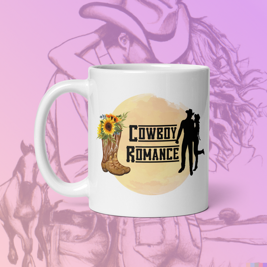 Cowboy romance small town romance book mug