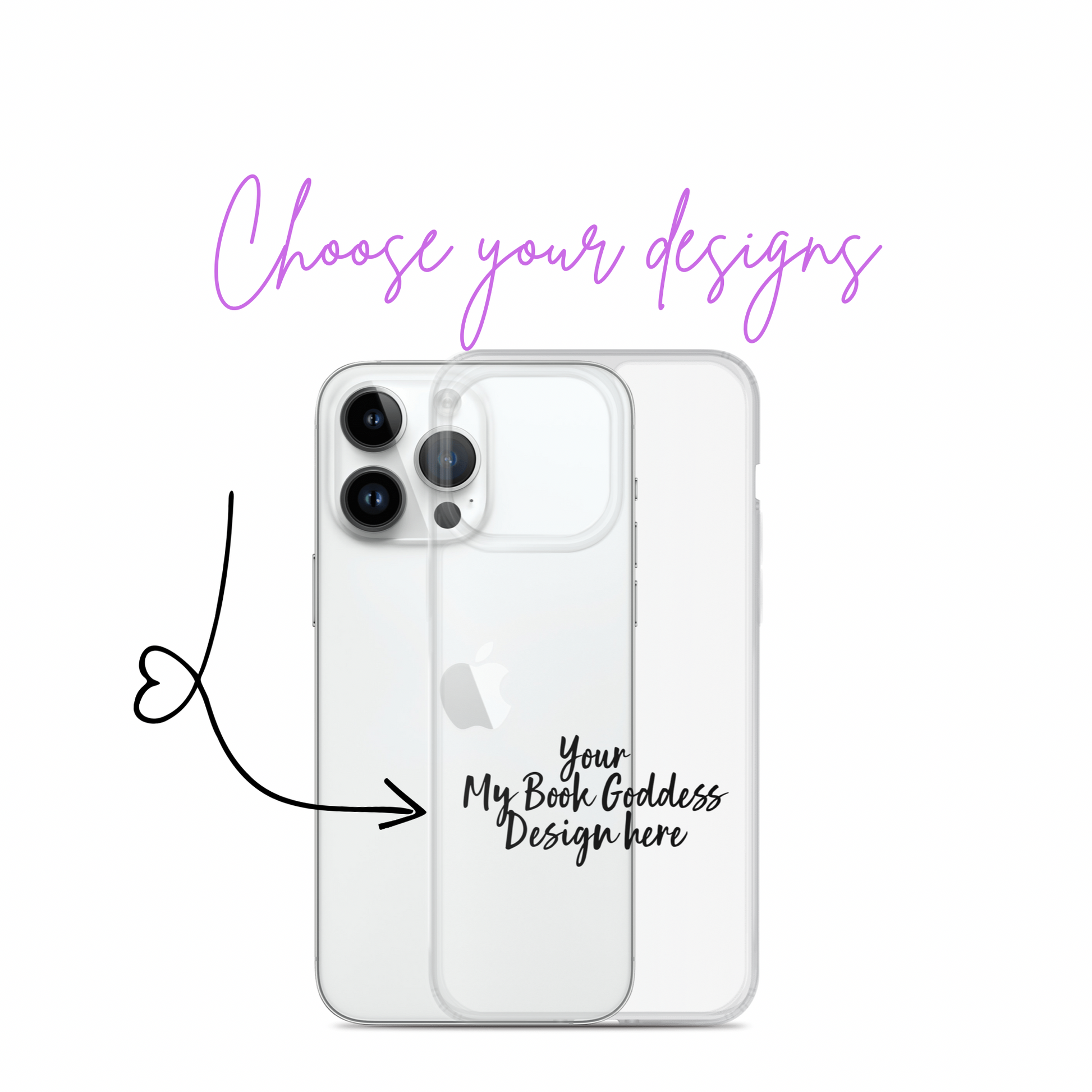 Choose your design- iPhone Case My Book Goddess Choose your design- iPhone Case My Book Goddess