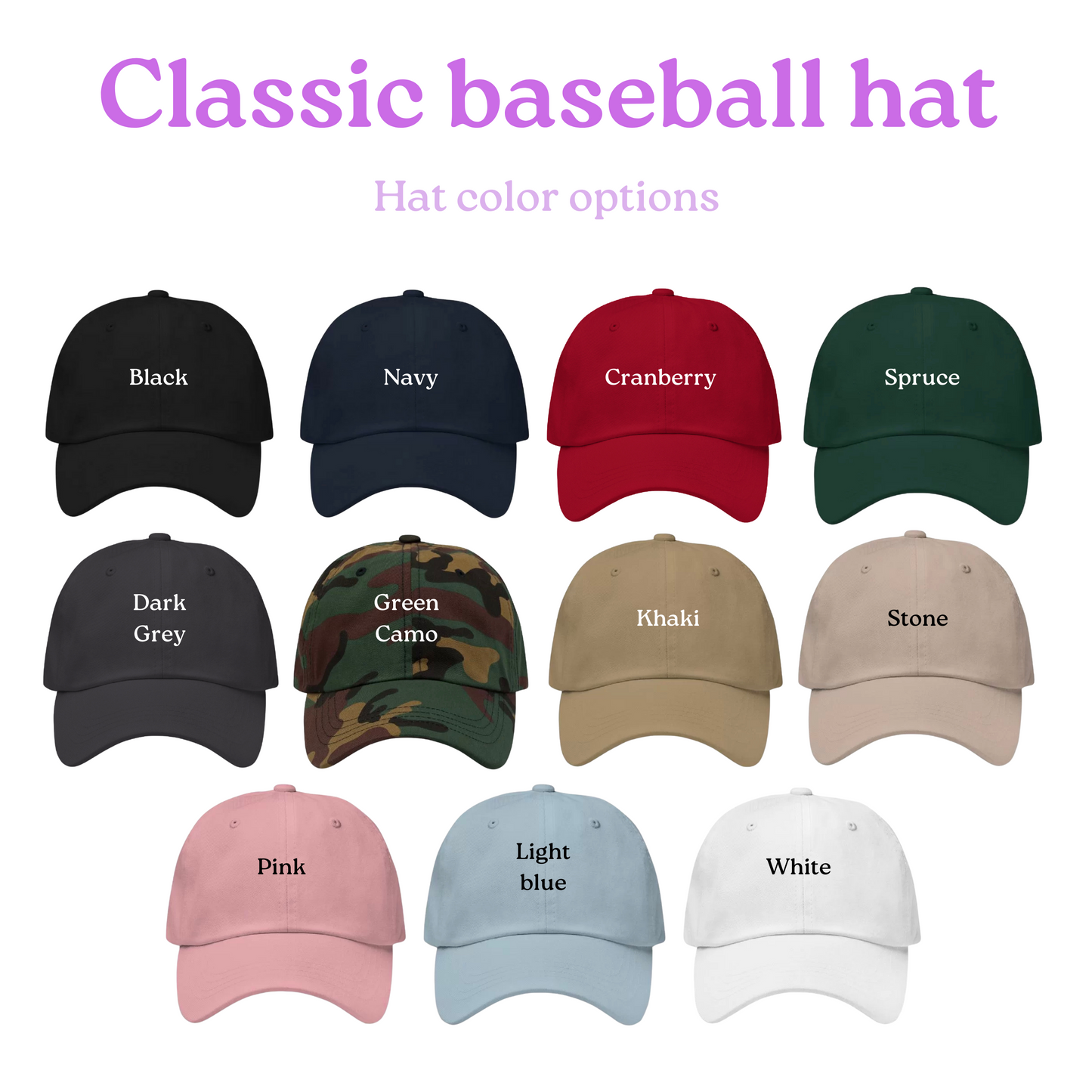 Choose Your Design- Bookish Classic Baseball Hat