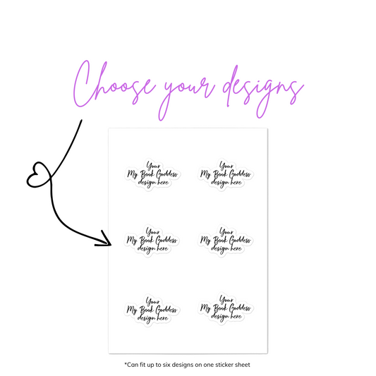 Choose Your Design- Bookish Sticker Sheet