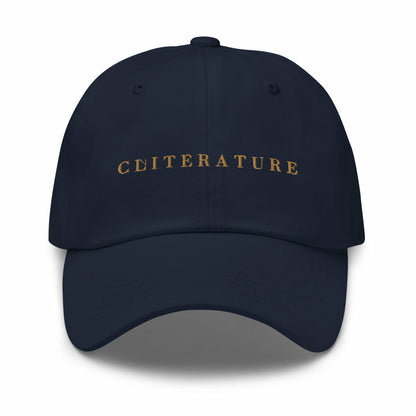Cliterature Embroidered Book Lover Baseball Hat