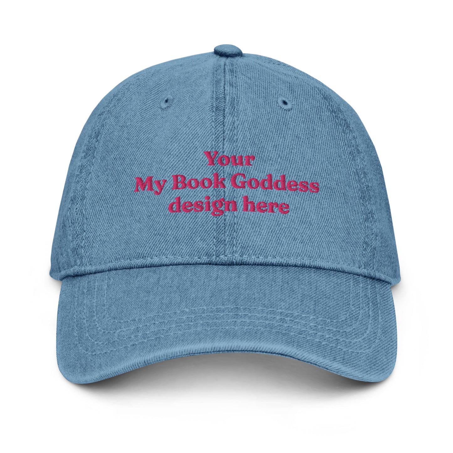 Choose Your Design- Bookish Denim Baseball Hat