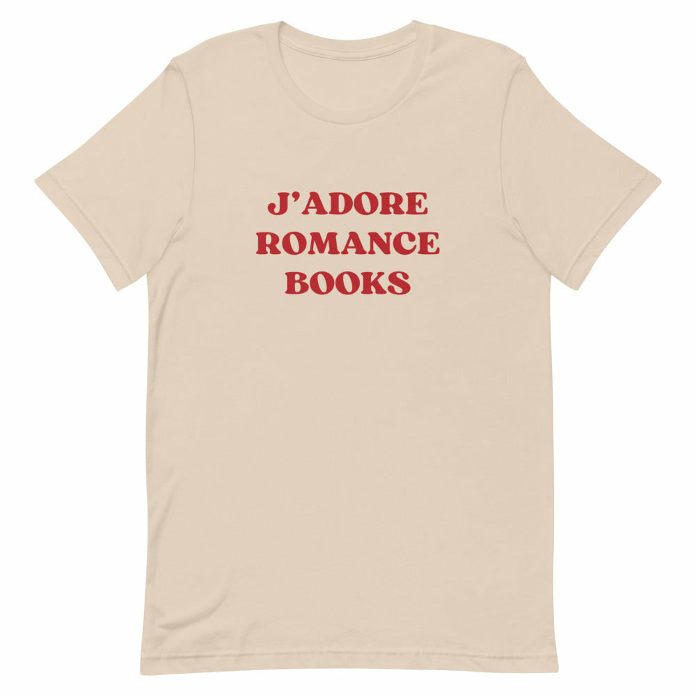 J’adore Love Romance Books Tee Shirt