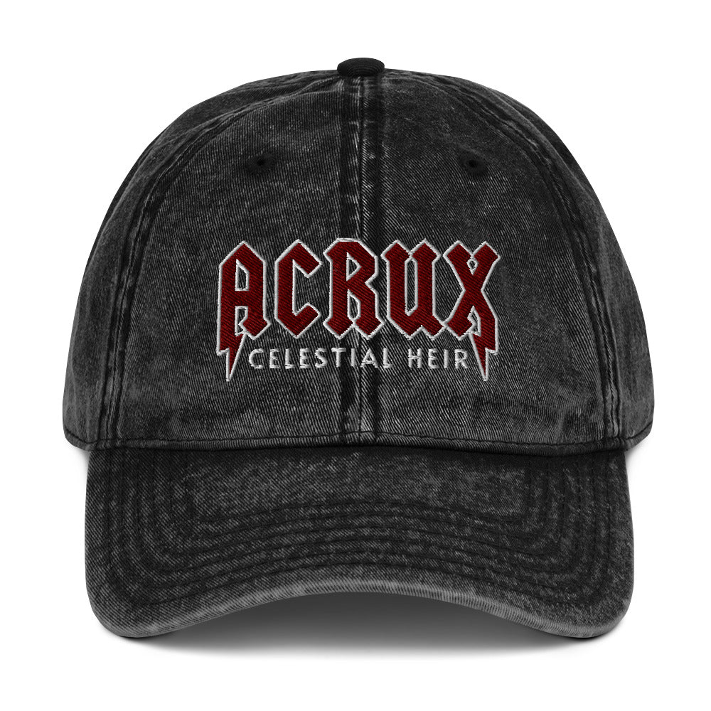Acrux Zodiac Academy Embroidered Vintage Hat