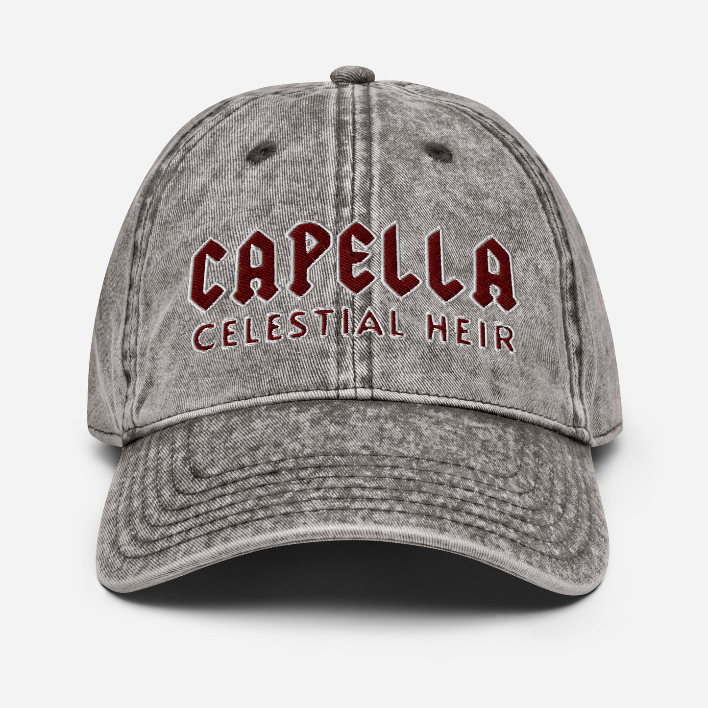 Capella Zodiac Academy Embroidered Vintage Hat