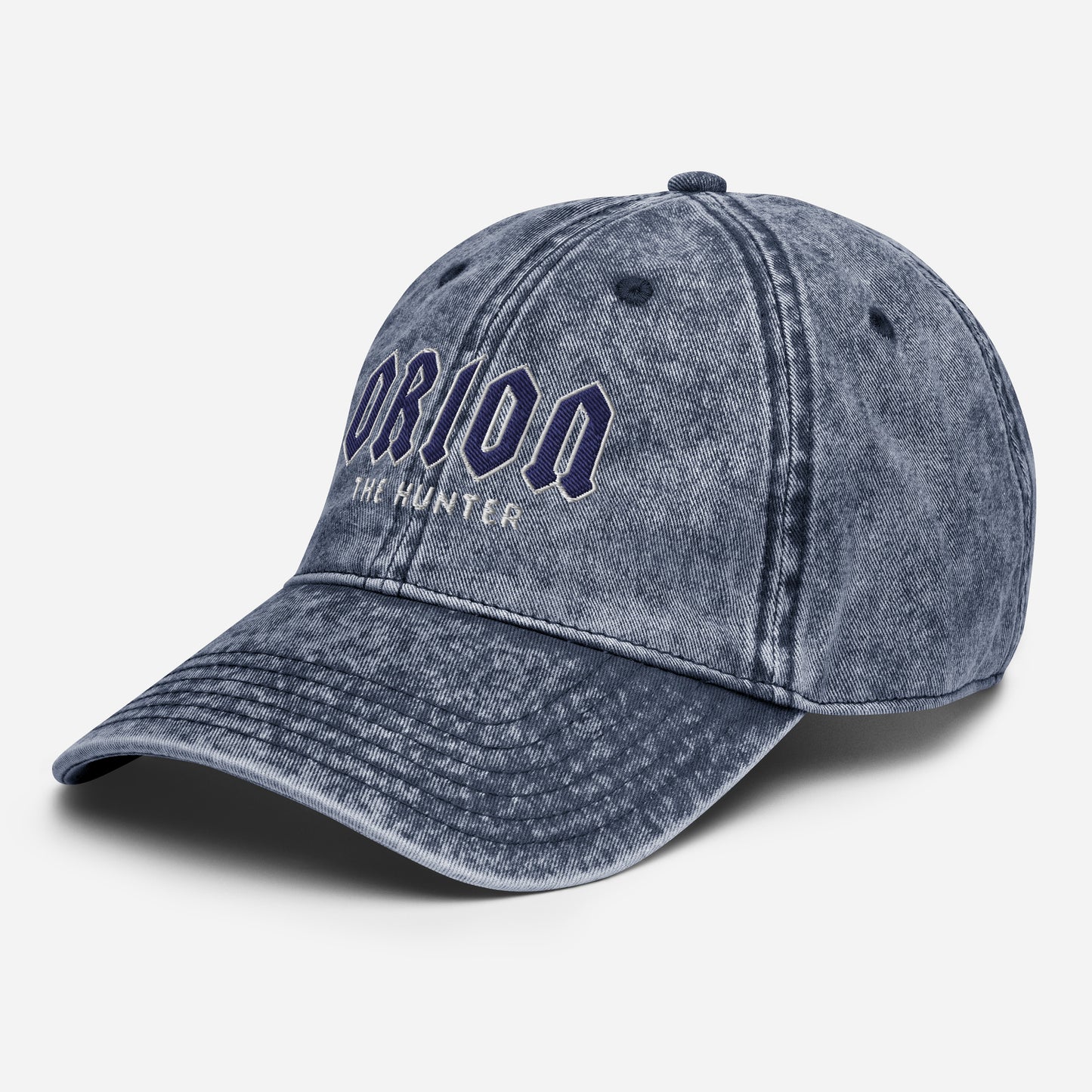 Orion Zodiac Academy Embroidered Vintage Hat Navy