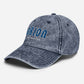 Orion Zodiac Academy Embroidered Vintage Hat Blue