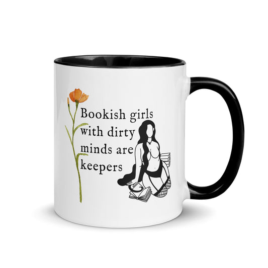 Bookish Girls with dirty minds are keepers Mug