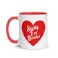 Slutty for book romance book lover mug